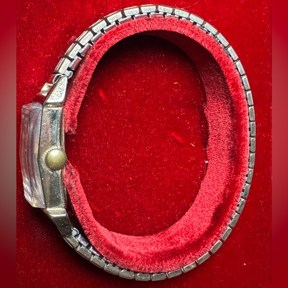 Vintage Longines Tank Style 10K Gold Filled Watch Original Box Running Swiss - Picture 7 of 13